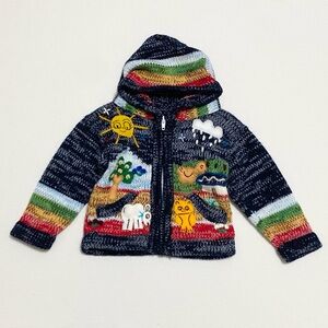 Kitzo Alpen Austria Rainy Day Toddler Knit Sweater
